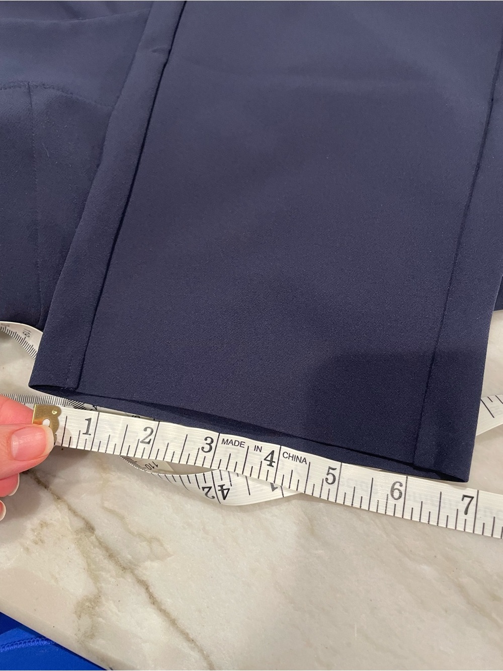 ATHLETA Endless Pant in NAVY size 12 Petite - Picture 8 of 11